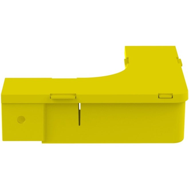 Panduit FiberRunner Horizontal Right-Angle 2x2 Yellow