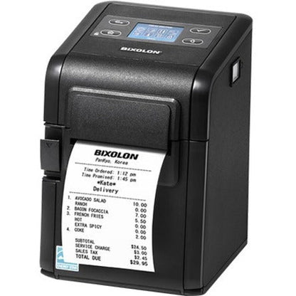 Bixolon SRP-S3000 Desktop Direct Thermal Printer - Monochrome - Label Print - Ethernet - USB - USB Host - Serial - Black