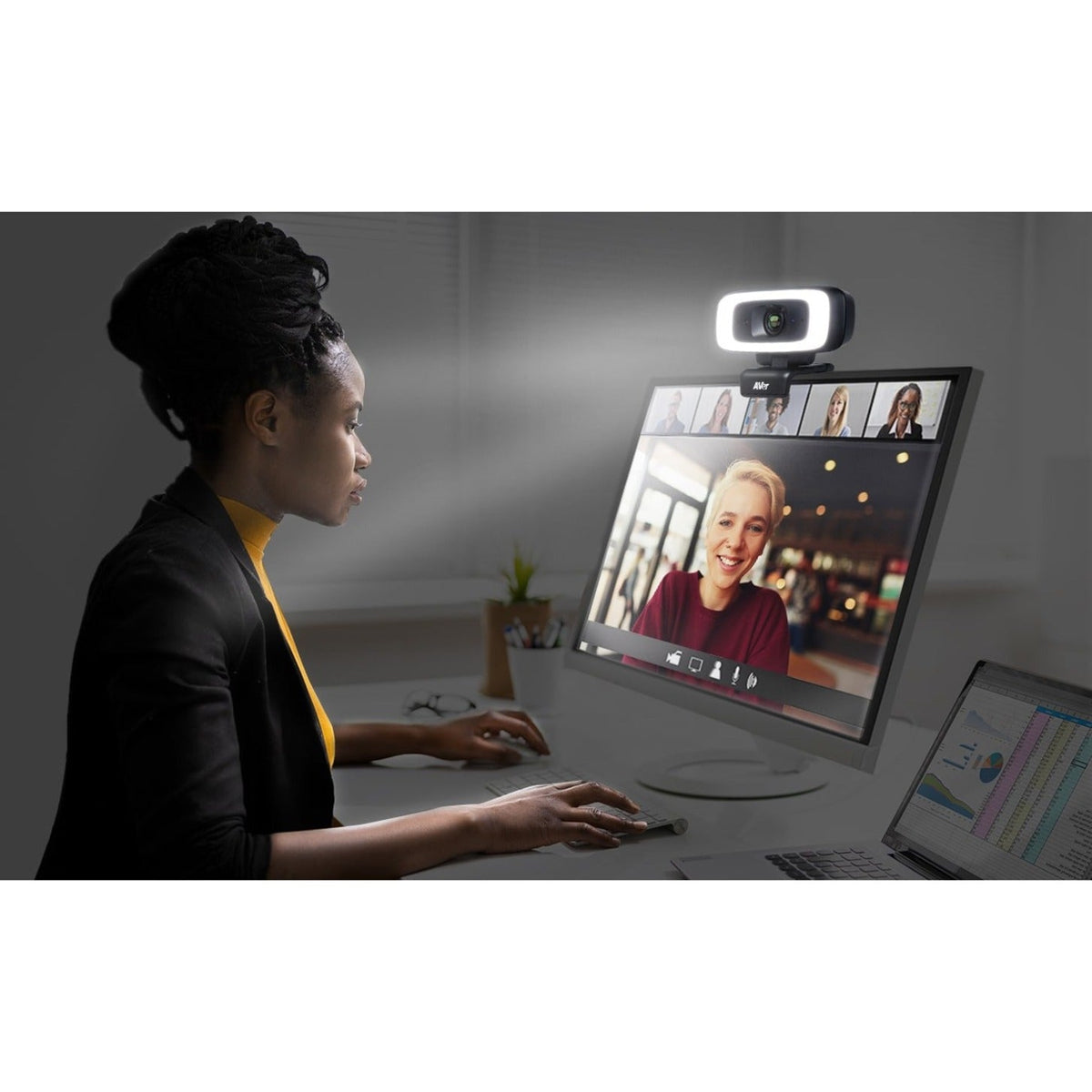 AVer CAM130 Compact 4K Camera Perfect for Remote Work