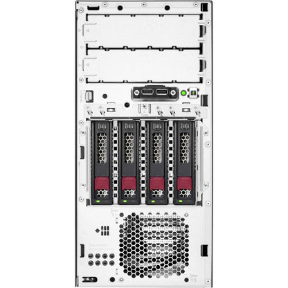 HPE ProLiant ML30 G10 Plus 4U Tower Server - 1 x Intel Xeon E-2314 2.80 GHz - 16 GB RAM - Serial ATA Controller