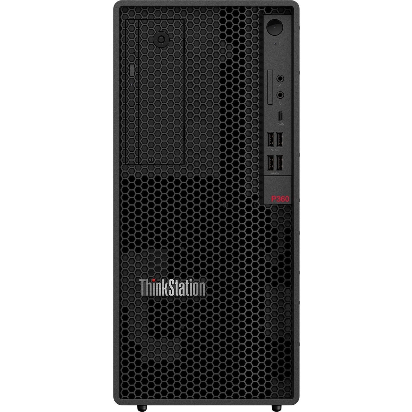Lenovo ThinkStation P360 30FM0017US Workstation - 1 x Intel Core i5 Hexa-core (6 Core) i5-12500 12th Gen 3 GHz - 16 GB DDR5 SDRAM RAM - 512 GB SSD - Tower - Black