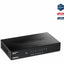 TRENDnet 8-Port Gigabit Desktop Switch TEG-S83 8 x Gigabit RJ-45 Ports 16Gbps Switching Capacity Fanless Design Metal Enclosure Lifetime Protection Black