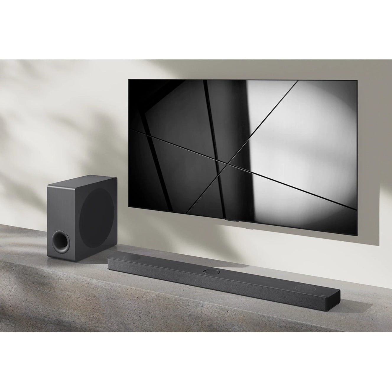 LG S90QY 5.1.3 Sound Bar Speaker - 570 W RMS - Alexa Google Assistant Supported - Dark Steel Silver