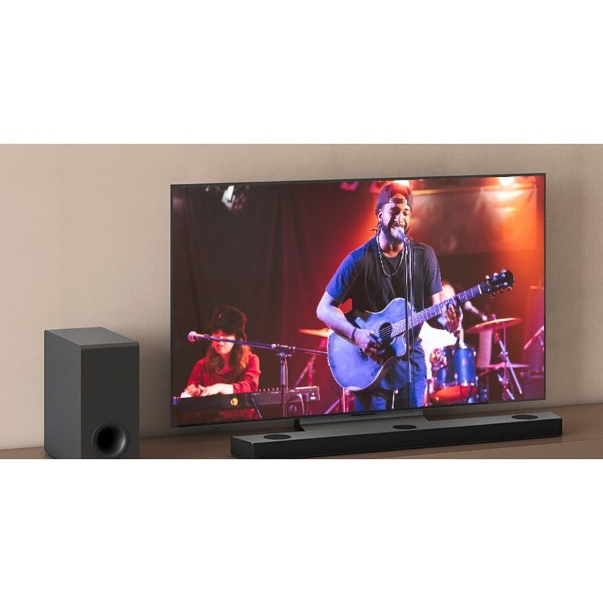 LG S90QY 5.1.3 Sound Bar Speaker - 570 W RMS - Alexa Google Assistant Supported - Dark Steel Silver