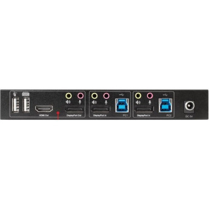 Club 3D DisplayPort/HDMI KVM Switch For Dual DisplayPort 4K 60Hz