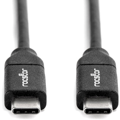Rocstor Premium USB-C Charging Cable 2m 6ft - Up to 100W PD-M/M- Black