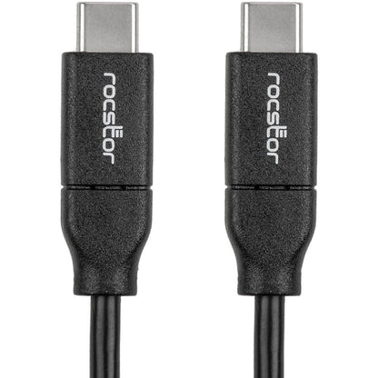 Rocstor Premium USB-C Charging Cable 3m 10ft - Up to 100W PD - M/M - Black