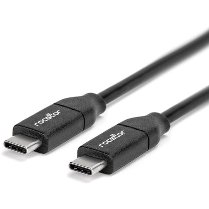 Rocstor Premium USB-C Charging Cable 3m 10ft - Up to 100W PD - M/M - Black