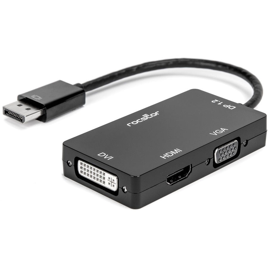 Rocstor Premium 3-in-1 DisplayPort to HDMI (4K) VGA or DVI Converter Adapter