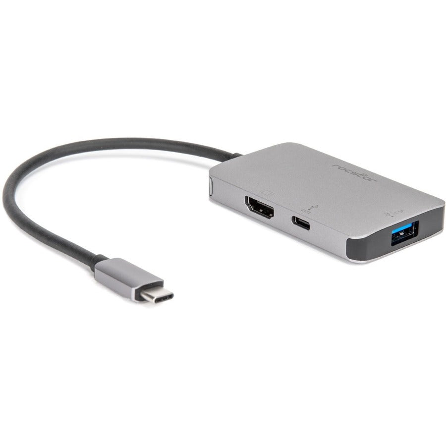 Rocstor Premium USB-C to HDMI 4K Adapter USB-C 100W PD Charging & USB Type-A port