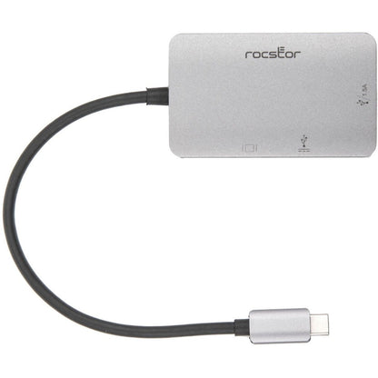Rocstor Premium USB-C to HDMI 4K Adapter USB-C 100W PD Charging & USB Type-A port