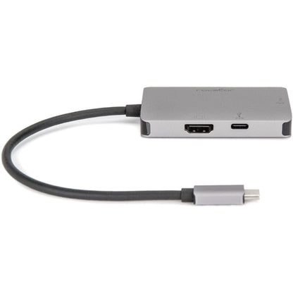 Rocstor Premium USB-C to HDMI 4K Adapter USB-C 100W PD Charging & USB Type-A port