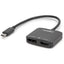 Rocstor Premium USB C to HDMI 2.0 or DisplayPort 1.4a Monitor Adapter - MST Mode