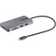 StarTech.com USB C Multiport Adapter Dual HDMI 4K 60Hz 2x 5Gbps USB-A Hub 100W Power Delivery GbE SD/MicroSD USB C Mini Dock