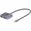 StarTech.com USB C Video Adapter USB C to HDMI VGA Multiport Adapter 3.5mm Audio 4K 60Hz HDR 100W PD 3.0 PT USB C Display Adapter