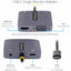 StarTech.com USB C Video Adapter USB C to HDMI VGA Multiport Adapter 3.5mm Audio 4K 60Hz HDR 100W PD 3.0 PT USB C Display Adapter