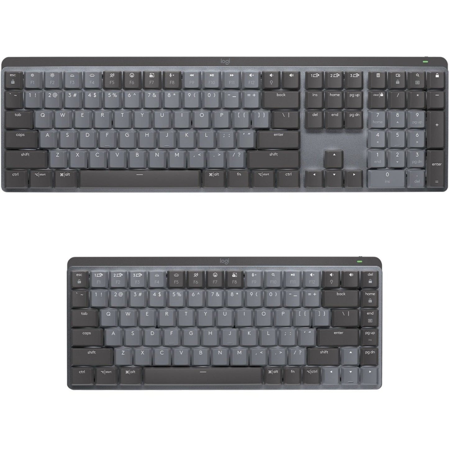 Logitech MX Mechanical Mini Minimalist Wireless Illuminated Keyboard (Linear) (Graphite)