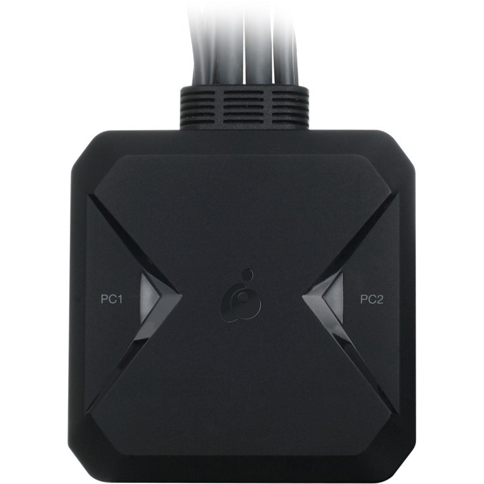 IOGEAR 2-Port 4K KVM Switch with HDMI USB and Audio Connections