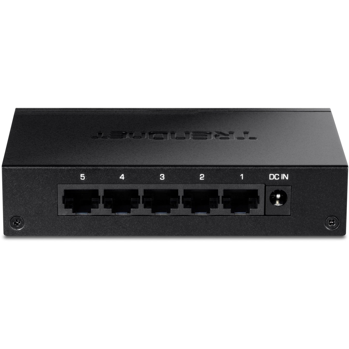 TRENDnet 5-Port Gigabit Desktop Switch TEG-S51 5 x Gigabit RJ-45 Ports 10Gbps Switching Capacity Fanless Design Metal Enclosure Lifetime Protection Black