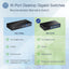 TRENDnet 16-Port Gigabit Desktop Switch TEG-S17D 16 x Gigabit RJ-45 Ports 32Gbps Switching Capacity Fanless Design Metal Enclosure Internal Power Supply Lifetime Protection Black