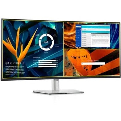 Dell UltraSharp U4021QW 39.7" 5K2K WUHD Curved Screen LCD Monitor - 21:9 - Black Silver