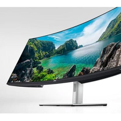 Dell UltraSharp U4021QW 39.7" 5K2K WUHD Curved Screen LCD Monitor - 21:9 - Black Silver