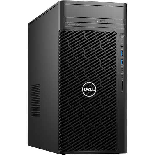 Dell Precision 3000 3660 Workstation - Intel Core i7 Dodeca-core (12 Core) i7-12700 12th Gen 2.10 GHz - 32 GB DDR5 SDRAM RAM - 512 GB SSD - Tower - Black