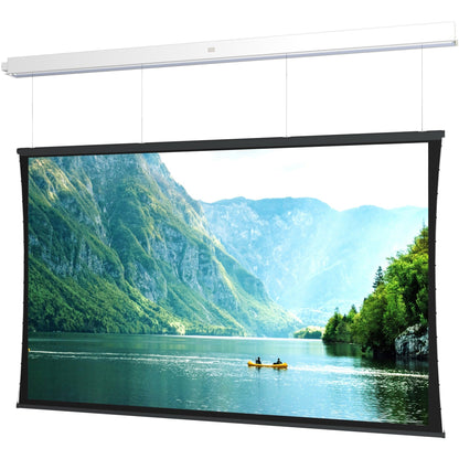 Da-Lite Tensioned Advantage Series Projection Screen - Ceiling-Recessed with Plenum Rated Case and Trim - 130" Screen