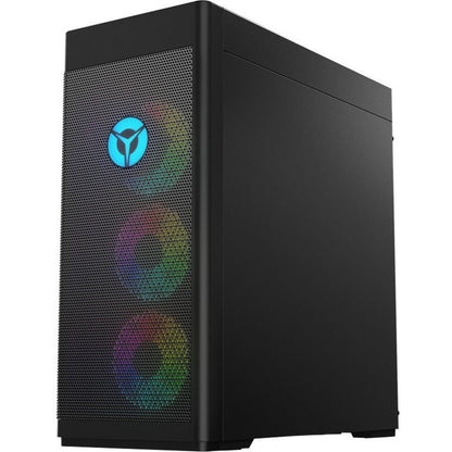 Lenovo Legion T7 34IAZ7 90S1000BUS Gaming Desktop Computer - Intel Core i7 12th Gen i7-12700K Dodeca-core (12 Core) - 32 GB RAM DDR5 SDRAM - 1 TB M.2 PCI Express NVMe 4.0 SSD - Tower - Raven Black