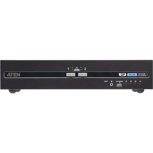 ATEN CS1142DP4C 2-Port USB DisplayPort Dual Display Secure KVM Switch with CAC