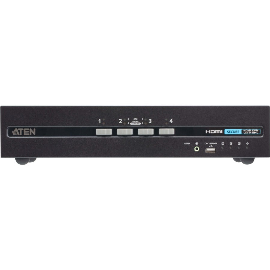 ATEN 4-Port USB HDMI Dual Display Secure KVM Switch with CAC (PSD PP v4.0 Compliant)