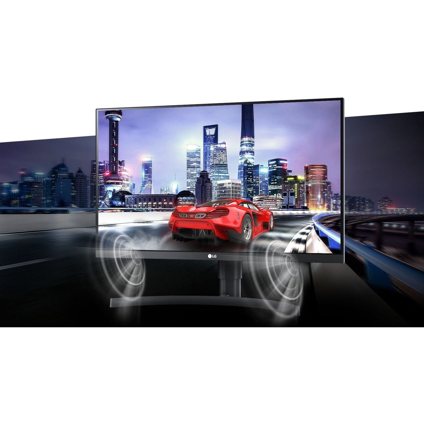 LG Ultrawide 27BN85UN-B 27" 4K UHD Curved Screen Gaming LCD Monitor - 16:9 - Textured Black
