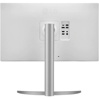 LG 27BP85UN-W 27" 4K UHD Gaming LCD Monitor - 16:9 - Silver Black White