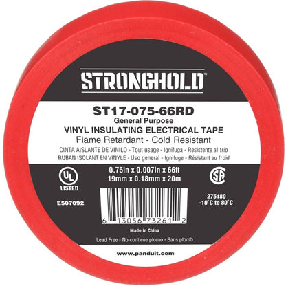 StrongHold StrongHold ST17-075-66YL Electrical Tape Yellow PVC Gen Purpose .75"  .007"