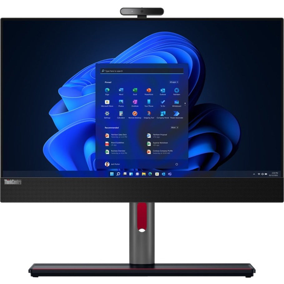 Lenovo ThinkCentre M90a Gen 3 Pro 11VA004FUS All-in-One Computer - Intel Core i7 12th Gen i7-12700 Dodeca-core (12 Core) - 16 GB RAM DDR5 SDRAM - 512 GB NVMe M.2 PCI Express PCI Express NVMe 4.0 x4 SSD - 23.8" WQHD 2560 x 1440 - Desktop - Black