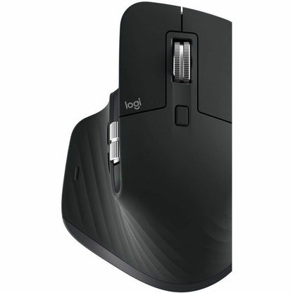 Logitech MX Master 3S - Wireless Performance Mouse with Ultra-fast Scrolling Ergo 8K DPI Track on Glass Quiet Clicks USB-C Bluetooth Windows Linux Chrome (Black)