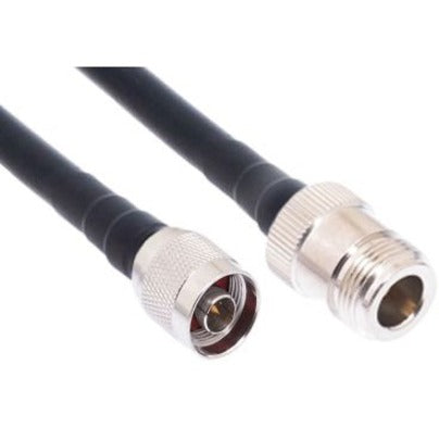 ENET N-Type Male to N-Type Female LMR400 Coaxial Cable - Black 3FT