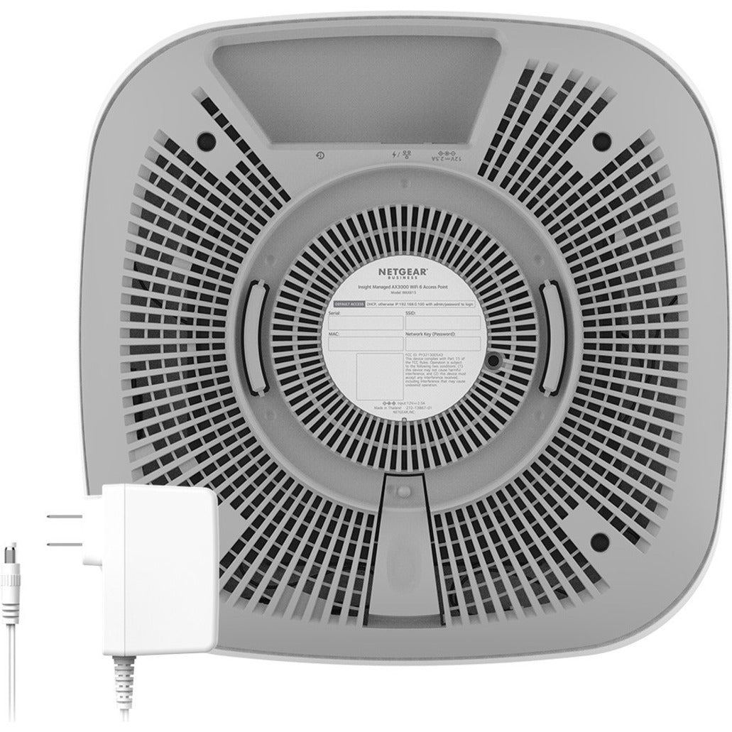 Netgear WAX615PA Dual Band IEEE 802.11 a/b/g/n/ac/ax 3 Gbit/s Wireless Access Point