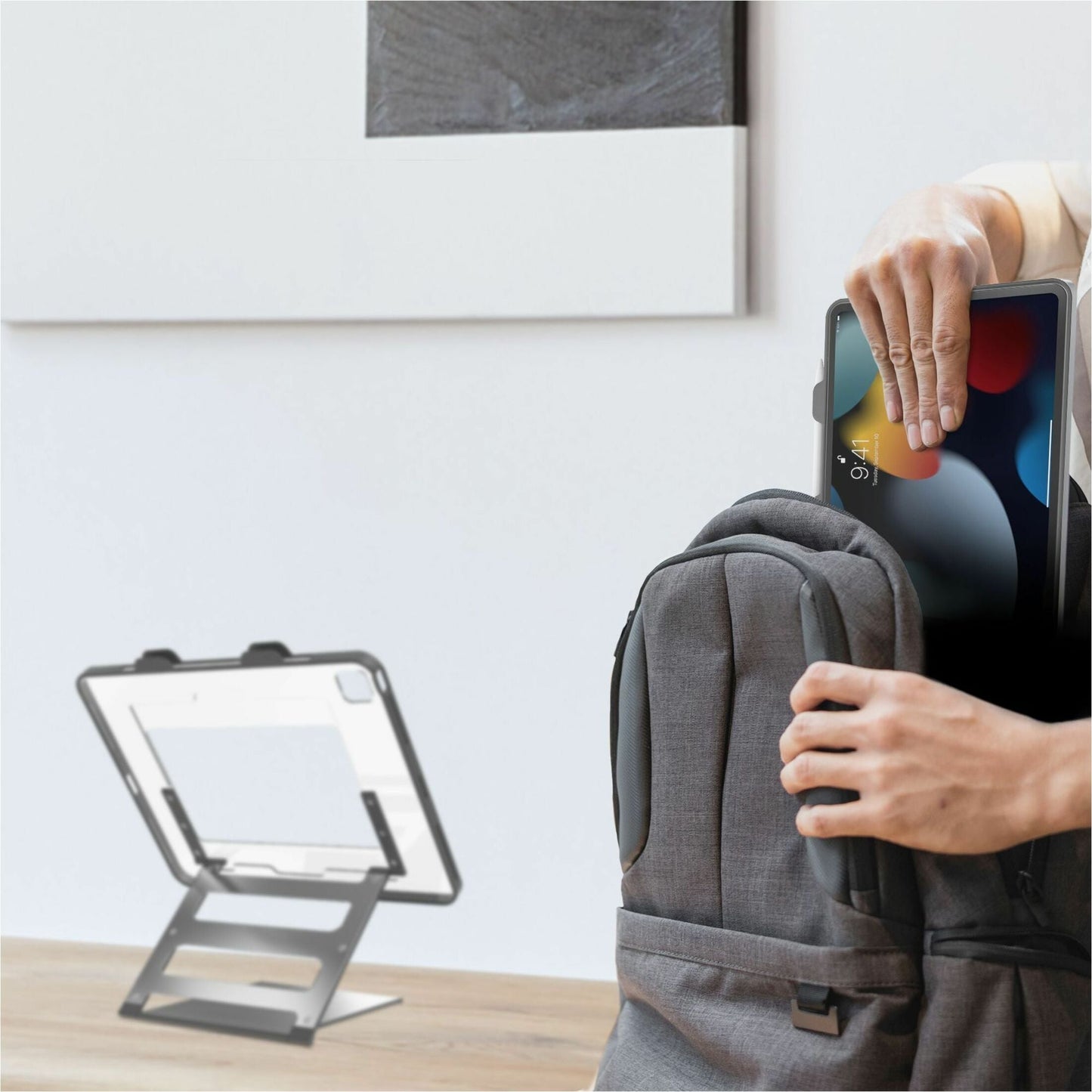 CTA Digital Tablet Carrying Case for iPad 10.2" with Kickstand