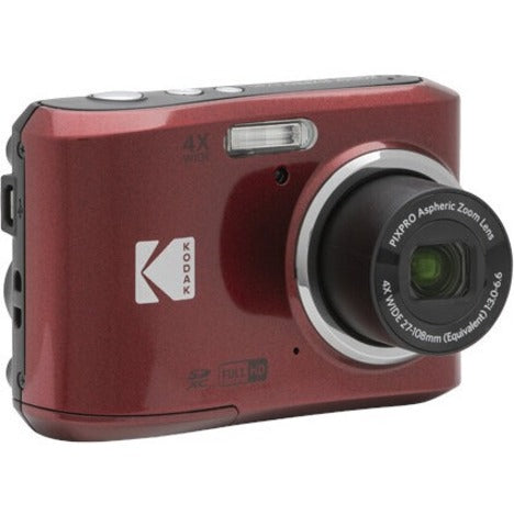 Kodak PIXPRO FZ45 16.4 Megapixel Compact Camera - Red