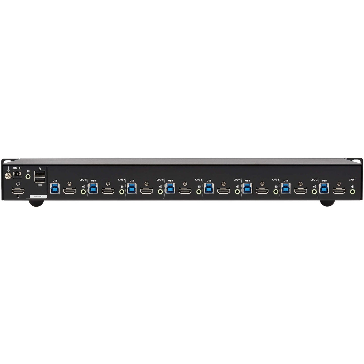 Tripp Lite 8-Port 4K HDMI/USB KVM Switch - 4K 60 Hz Video/Audio USB Peripheral Sharing 1U Rack-Mount