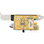 StarTech.com 2-Port PCI Express Serial Card Dual Port PCIe to RS232 (DB9) Serial Card 16C1050 UART COM Retention Windows & Linux