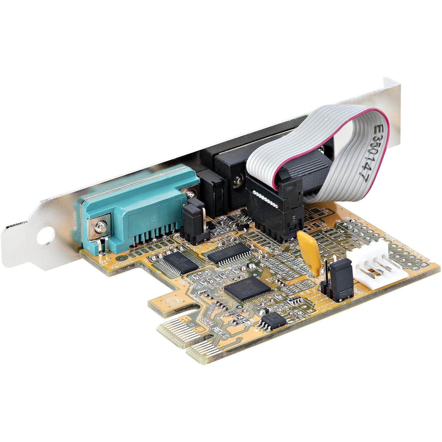 StarTech.com 2-Port PCI Express Serial Card Dual Port PCIe to RS232 (DB9) Serial Card 16C1050 UART COM Retention Windows & Linux