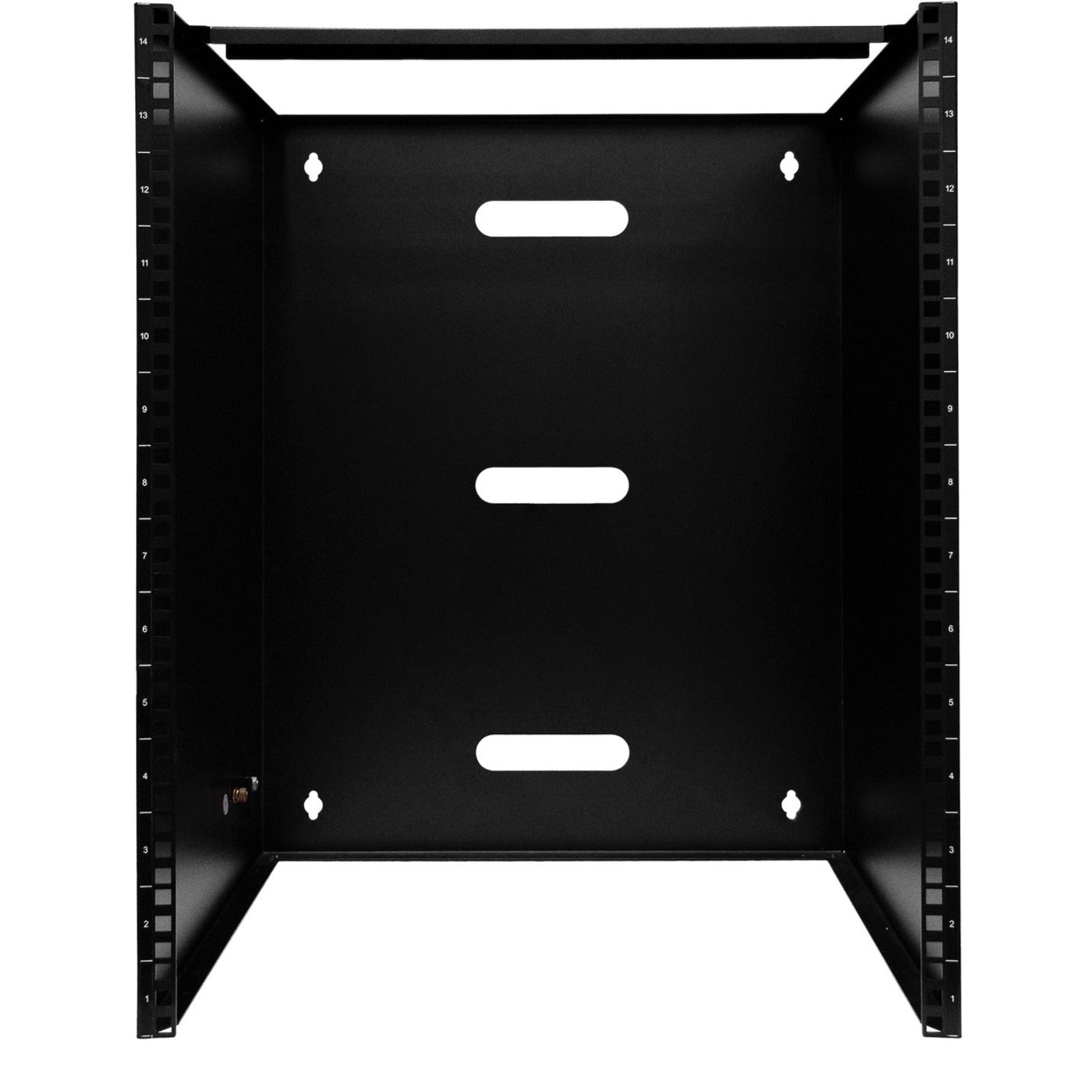 StarTech.com 14U Wall Mount Rack 14in Deep 19 inch Wall Mount Network Rack Wall Mounting Patch Panel Bracket for Switch/IT Equipment