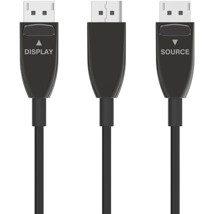 4XEM 90M 295FT Active Optical Fiber 1.4 DisplayPort Cable