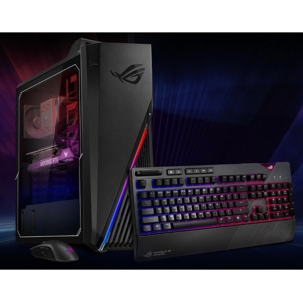 Asus ROG Strix GT15 G15CF-BS764 Gaming Desktop Computer - Intel Core i7 12th Gen i7-12700F Dodeca-core (12 Core) 2.10 GHz - 16 GB RAM DDR4 SDRAM - 512 GB M.2 PCI Express NVMe 4.0 SSD - Mid-tower - Star Black