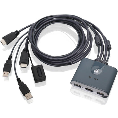 IOGEAR 2-Port Full HD KVM Switch with HDMI and USB Connections