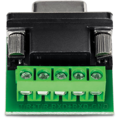 TRENDnet RS232 to RS422 RS485 Converter Adapter (4- Pack) Serial Port Data Converter Black TI-S400