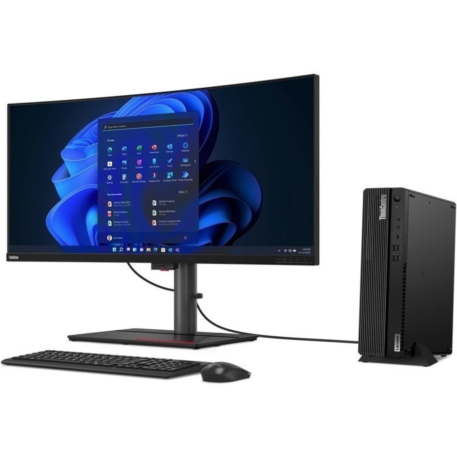 Lenovo ThinkCentre M90s Gen 3 11TT000RUS Desktop Computer - Intel Core i5 12th Gen i5-12500 Hexa-core (6 Core) 3 GHz - 16 GB RAM DDR5 SDRAM - 256 GB NVMe M.2 PCI Express PCI Express NVMe 4.0 x4 SSD - Small Form Factor - Black