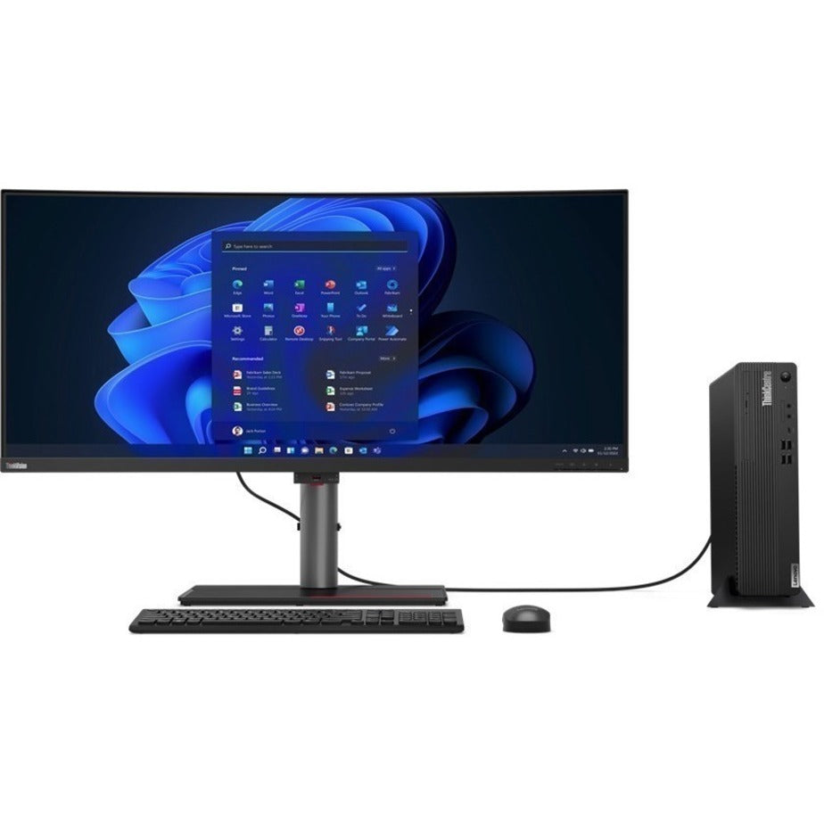 Lenovo ThinkCentre M90s Gen 3 11TT000GUS Desktop Computer - Intel Core i5 12th Gen i5-12500 Hexa-core (6 Core) 3 GHz - 8 GB RAM DDR5 SDRAM - 256 GB NVMe M.2 PCI Express PCI Express NVMe 4.0 x4 SSD - Small Form Factor - Black